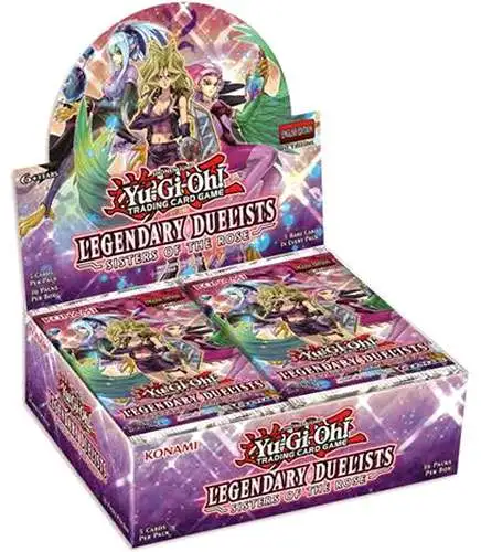 YuGiOh Legendary Duelists Sisters of the Rose Booster Box [36 Packs]