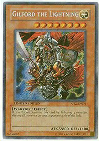 YuGiOh 2005 Collector Tin Secret Rare Gilford the Lightning CT2-EN001