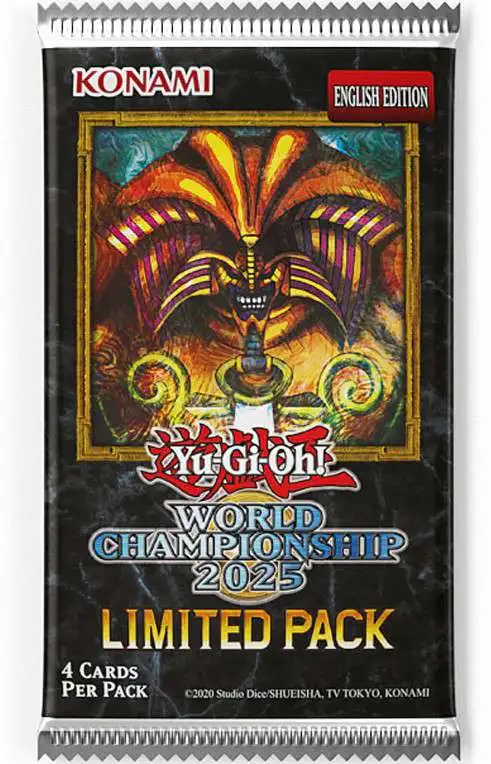 YuGiOh 2025 World Championship Limited Booster Pack [4 Cards]