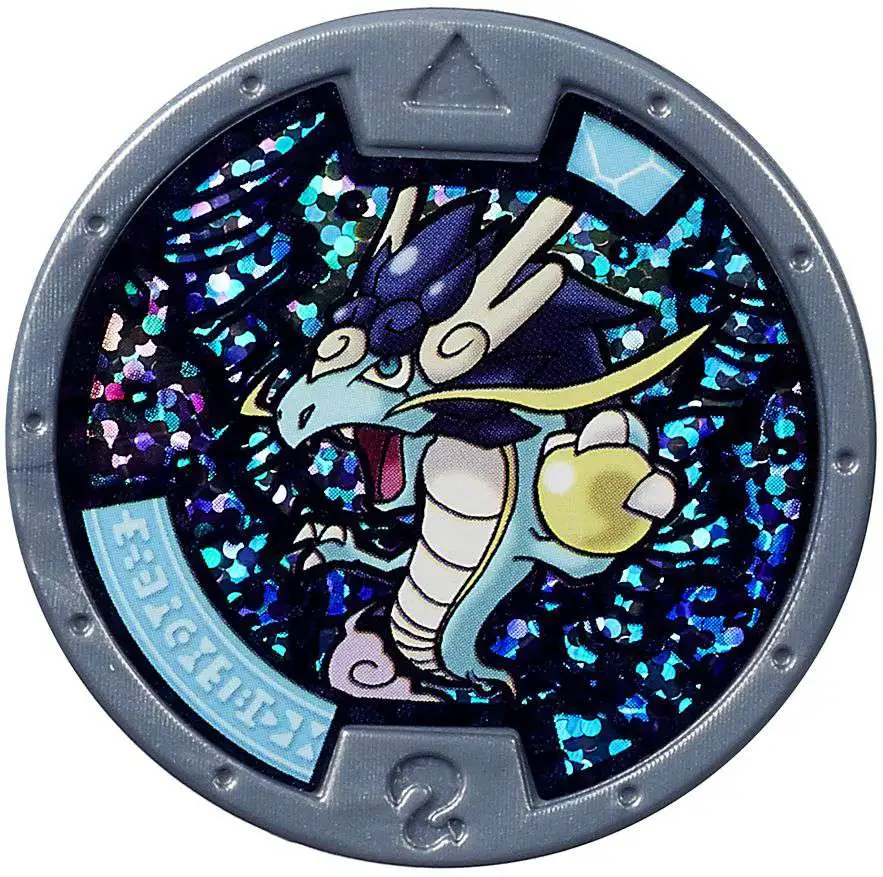 Yo-Kai Watch Series 1 Azure Dragon Holofoil Rare Medal [Loose]