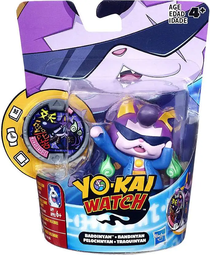 Yo-Kai Yo-kai Watch Medal Moments 100 Punch Jibanyan, Whisper, Komasan &  Jibanyan Set of 4