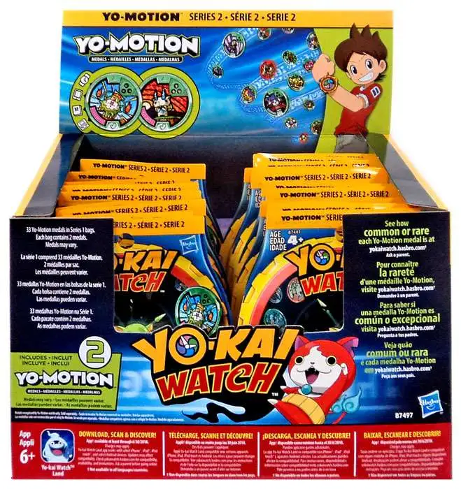 Medalhas YoKai Watch Yo-Motion serie 2