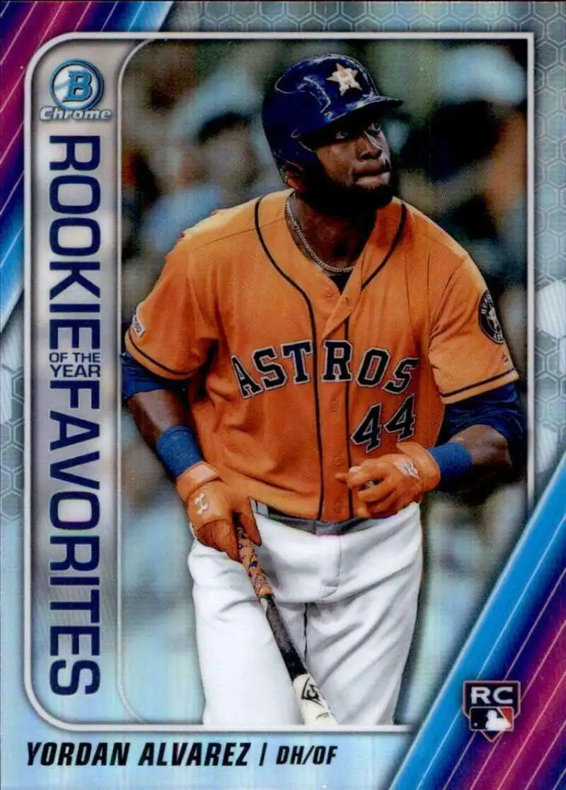 MLB Topps 2020 Bowman Rookie of the Year Favorites Yordan Alvarez ROYF-YA [Rookie]