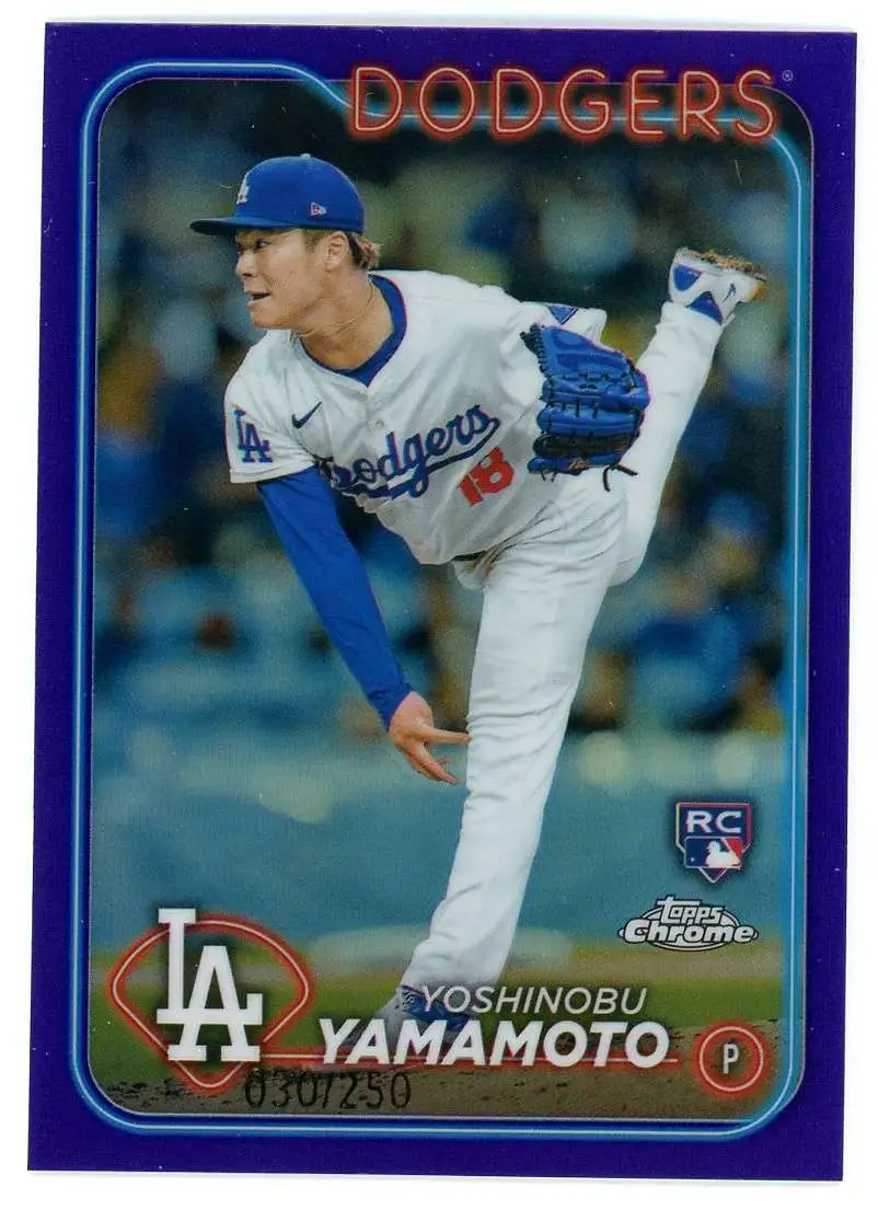 MLB 2024 Topps Chrome Baseball Single Card Purple 30250 Yoshinobu