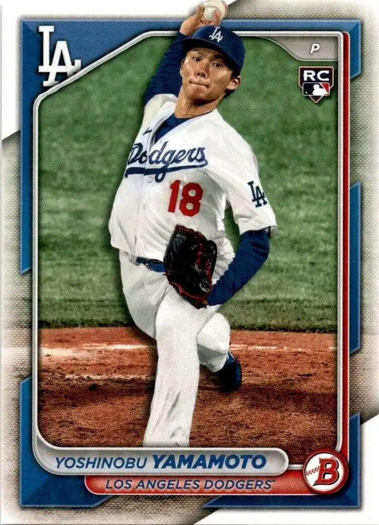 MLB Topps 2024 Bowman Baseball Yoshinobu Yamamoto #36 [Rookie]