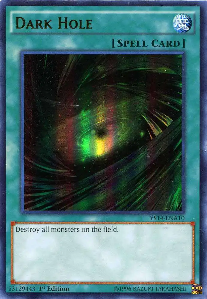 YuGiOh Space-Time Showdown Ultra Rare Dark Hole YS14-ENA10