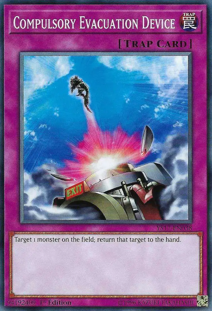 YuGiOh Starter Deck: Link Strike Common Compulsory Evacuation Device YS17-EN038