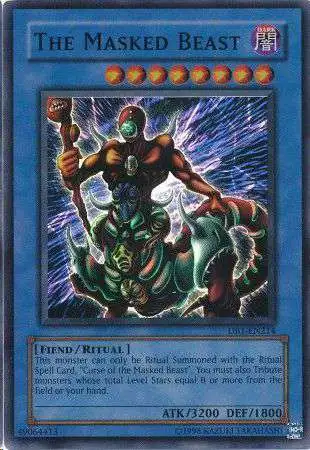 YuGiOh Dark Beginning 1 Super Rare The Masked Beast DB1-EN214