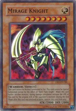 YuGiOh Dark Revelation 1 Super Rare Mirage Knight DR1-EN180