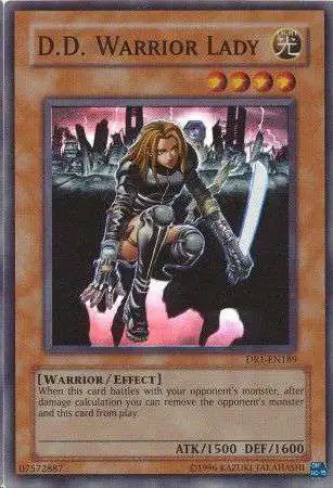 YuGiOh Dark Revelation 1 Super Rare D.D. Warrior Lady DR1-EN189