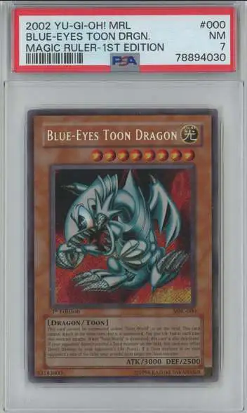 Yugioh deals Blue Eyes Toon Dragon MRL 1st Edition