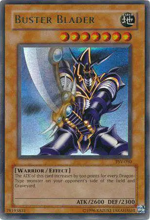 YuGiOh Pharaohs Servant Single Card Ultra Rare Buster Blader PSV-050 First Edition - ToyWiz YuGiOh Pharaohs Servant Single Card Ultra Rare Buster Blader PSV-050 First Edition - ToyWiz