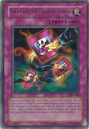 YuGiOh Pharaoh's Servant Ultra Rare Chain Destruction PSV-006