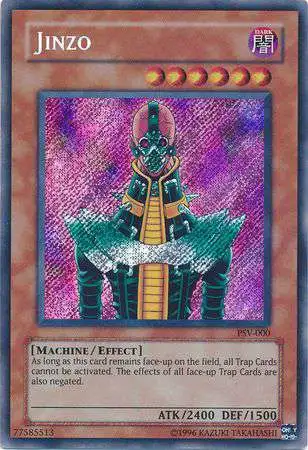 YuGiOh Pharaohs Servant Single Card Secret Rare Jinzo PSV