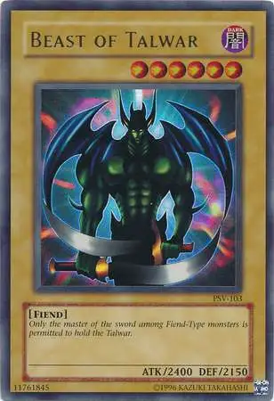 YuGiOh Pharaoh's Servant Ultra Rare Beast of Talwar PSV-103 [Moderately Played]