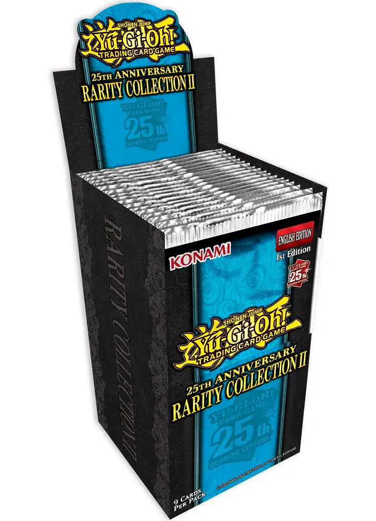 YuGiOh Rarity Collection 2 Booster Box [ENGLISH, 18 Packs, 25th Anniversary]