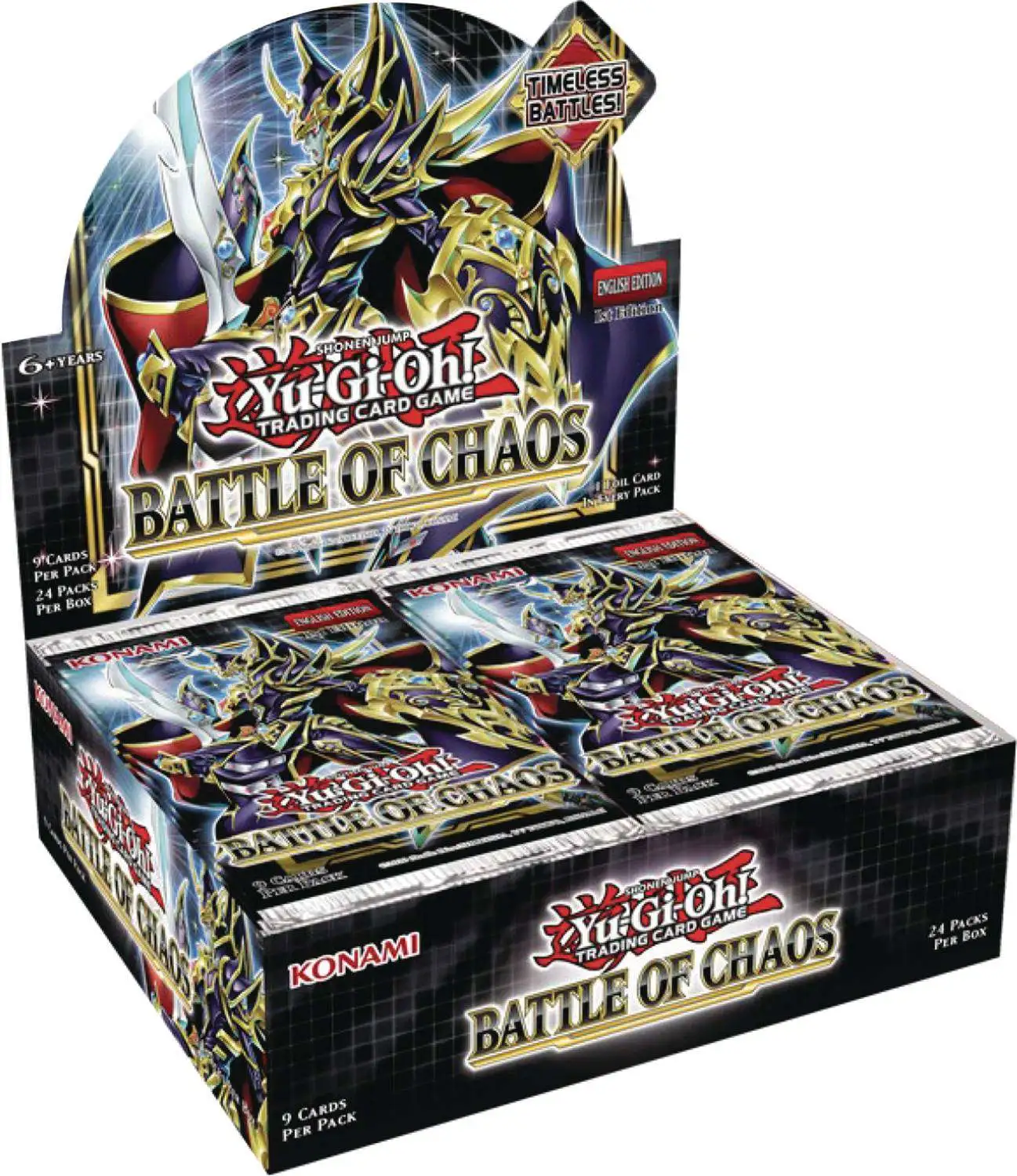 YuGiOh Trading Card Game Battle of Chaos Booster Box 24 Packs