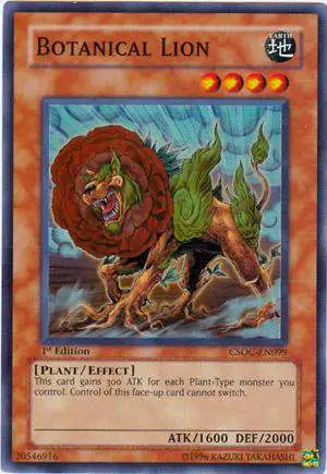 YuGiOh Crossroads of Chaos Super Rare Botanical Lion CSOC-EN099