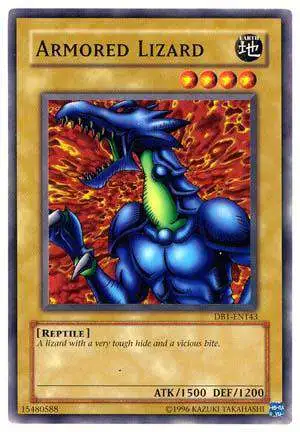 YuGiOh Dark Beginning 1 Common Armored Lizard DB1-EN143