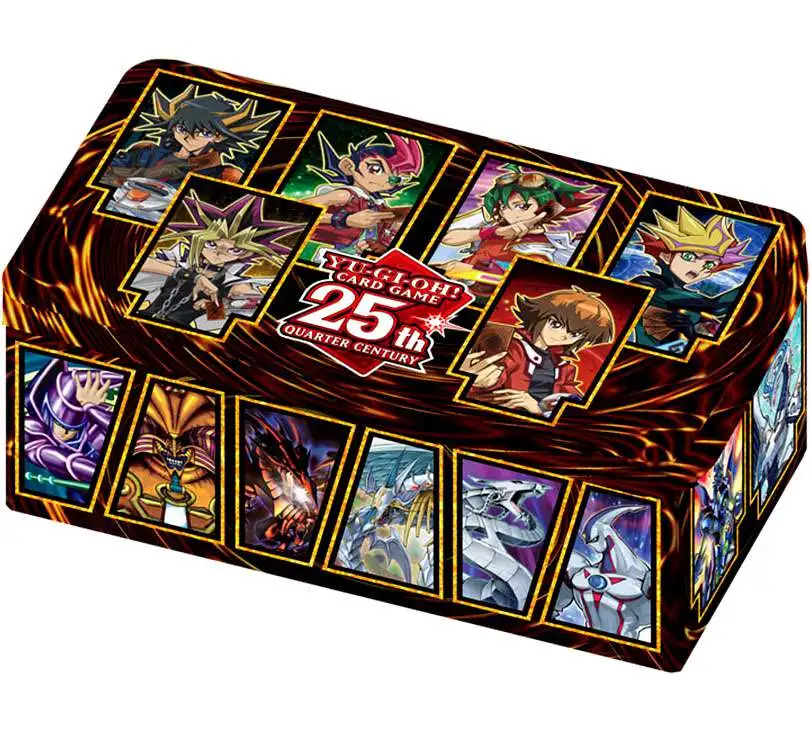 Yugioh Dueling Heroes Tin Set 3 Booster Mega Packs 25th Anniversary