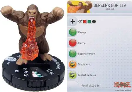 YuGiOh HeroClix Berserk Gorilla #2