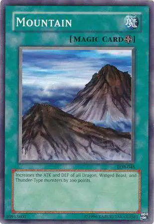 YuGiOh Legend of Blue Eyes White Dragon Common Mountain LOB-048