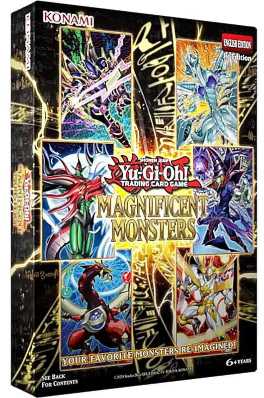 YuGiOh Magnificent Monsters Booster Box 3 Packs, 5 Cards Per Pack Konami -  ToyWiz