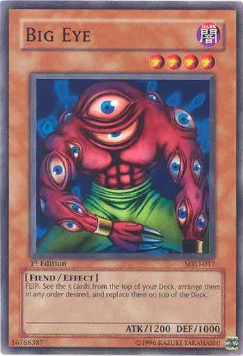 YuGiOh Metal Raiders Common Big Eye MRD-017