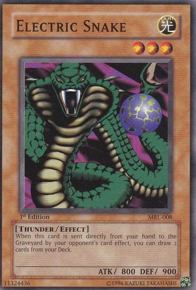 YuGiOh Magic Ruler Common Electric Snake MRL-008 [1st Edition]