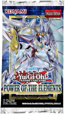 YuGiOh Power of the Elements Booster Pack 9 Cards Konami - ToyWiz