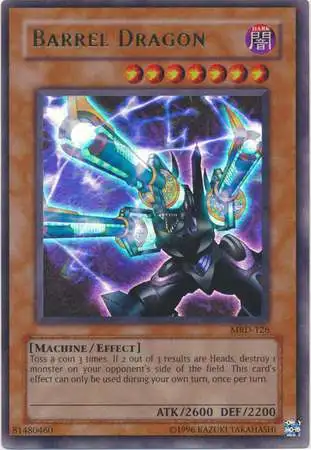 YuGiOh Metal Raiders Ultra Rare Barrel Dragon MRD-126