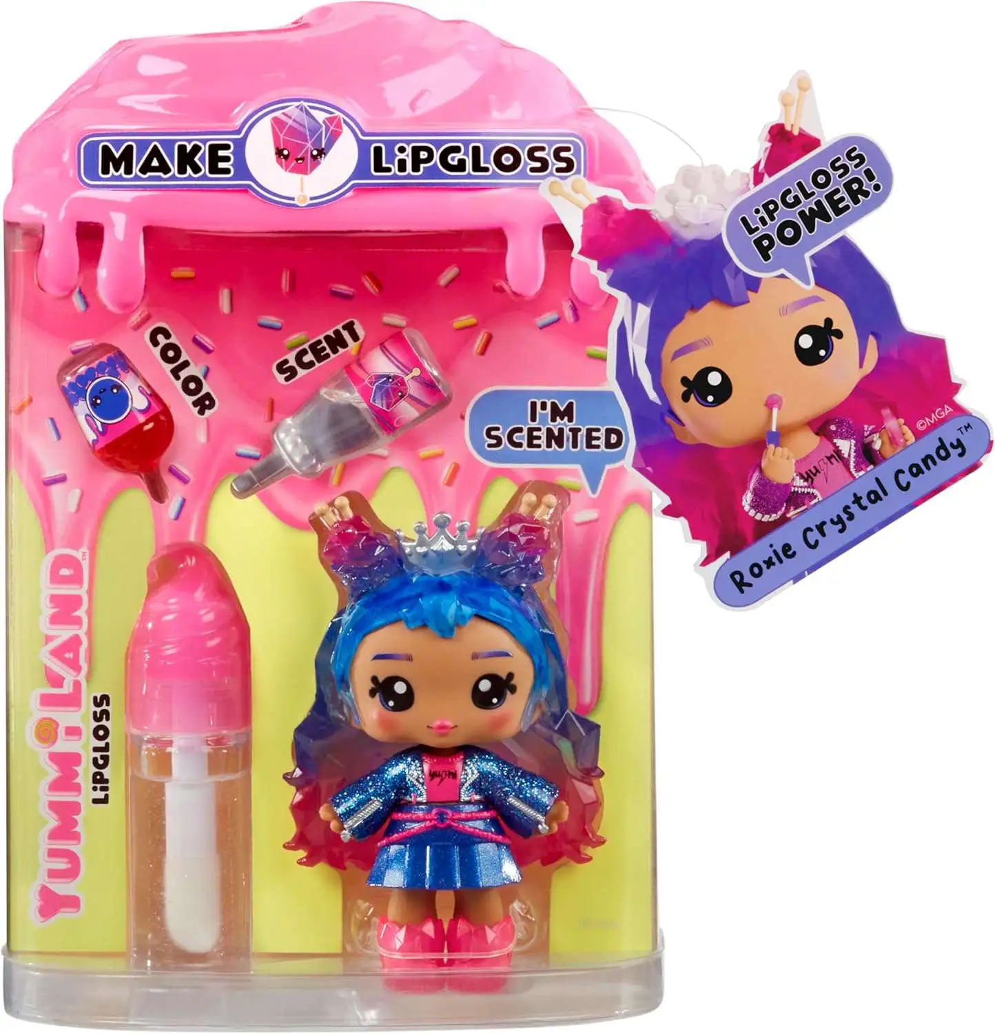 Yummiland Make Lipgloss Roxie Crystal Candy Doll [Scented!]