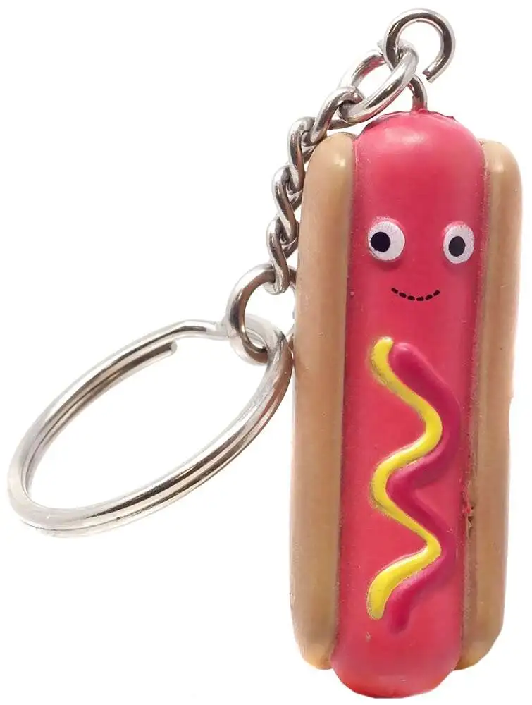 Yummy World Franky Keychain Hot Dog Kidrobot NECA - ToyWiz