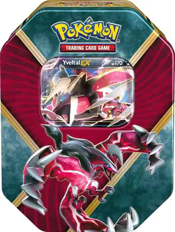 Zygarde EX Collector’s Tin Set Shiny Kalos Pokemon Trading Card Game booster 