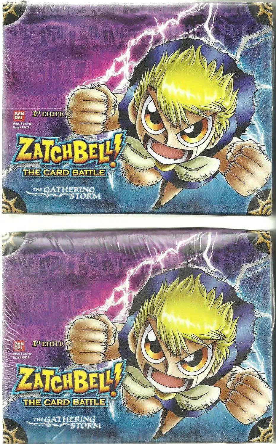 Zatch Bell The Card Battle 4 Booster Packs Series 1 Bandai for sale online