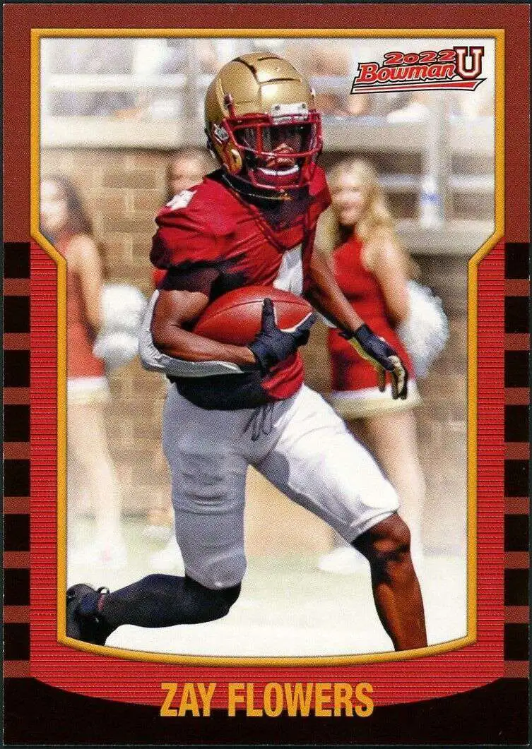 NFL 2022 Bowman U Zay Flowers #2KB-30 [Rookie]