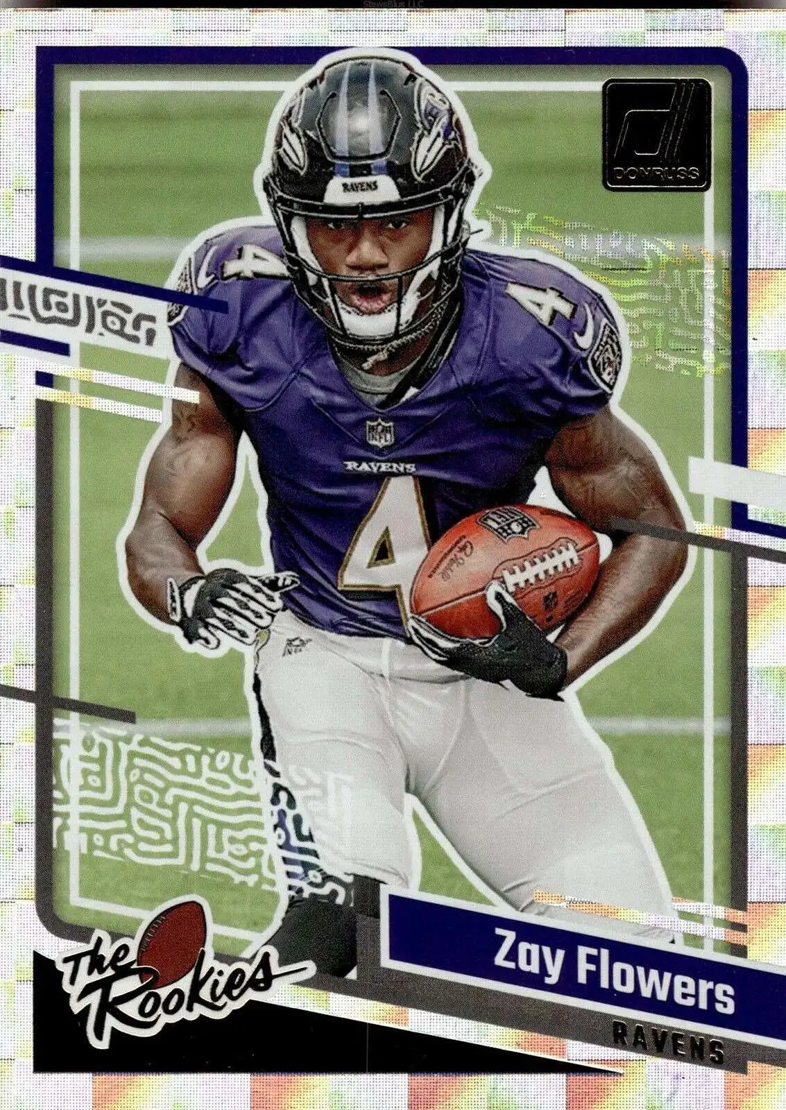 NFL 2023 Panini Donruss Football Single Card Zay Flowers 9 The