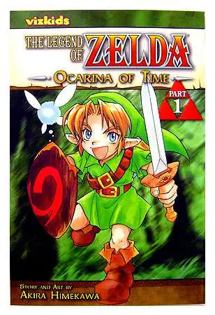 The Legend Of Zelda Ocarina Of Time Comic Book Manga Part 1 Akira Himkeawa