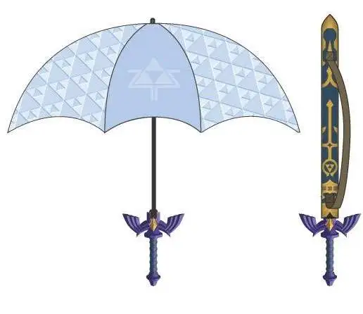 Legend of Zelda Umbrella Legend of Zelda Umbrella Link Umbrella Zelda Accessory 