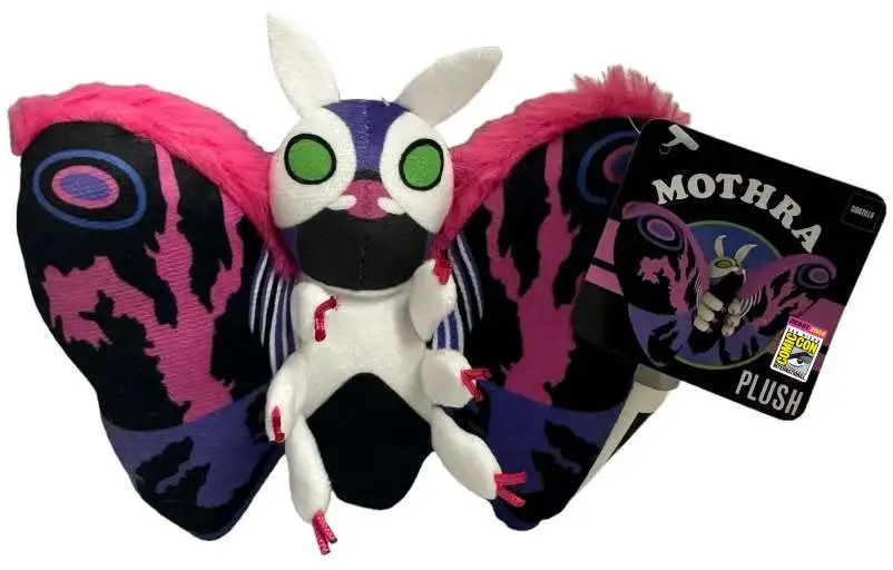 Godzilla Blacklight Mothra Exclusive 6-Inch Plush [Pink]