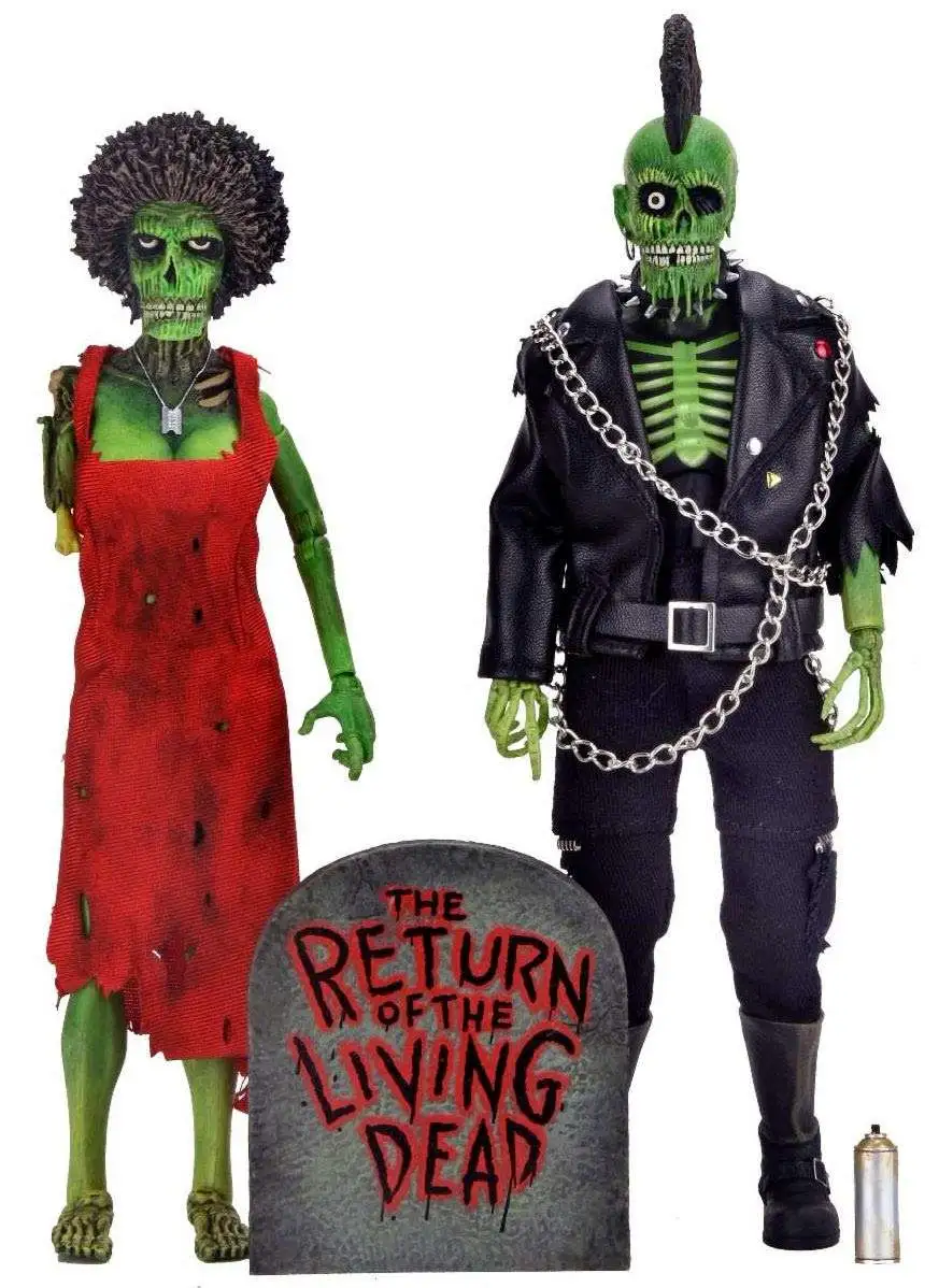 NECA Return of the Living Dead Zombie Trash & Suicide Clothed Action Figure 2-Pack