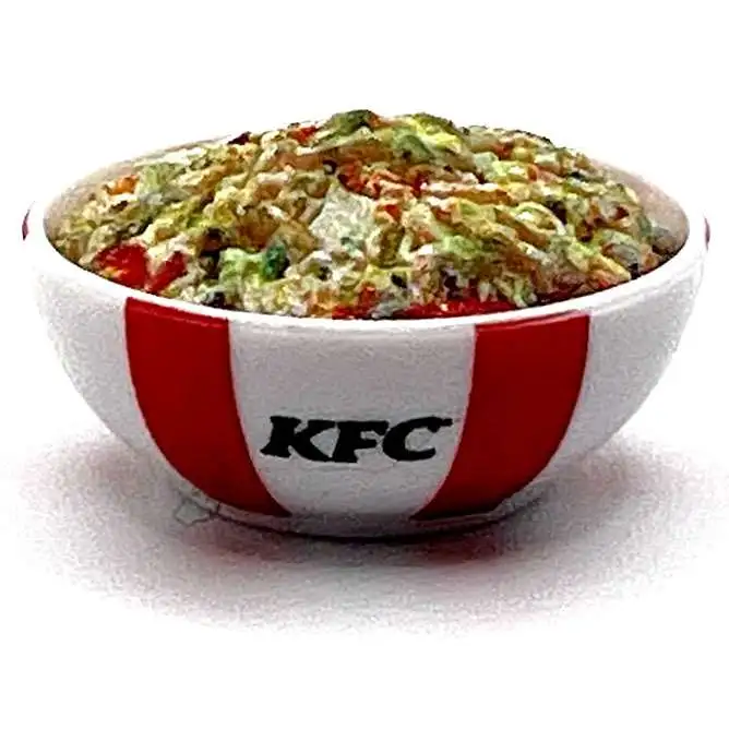 5 Surprise KFC Bowl of Cole Slaw 1.5-Inch Rare Mini Food Toy [Loose]