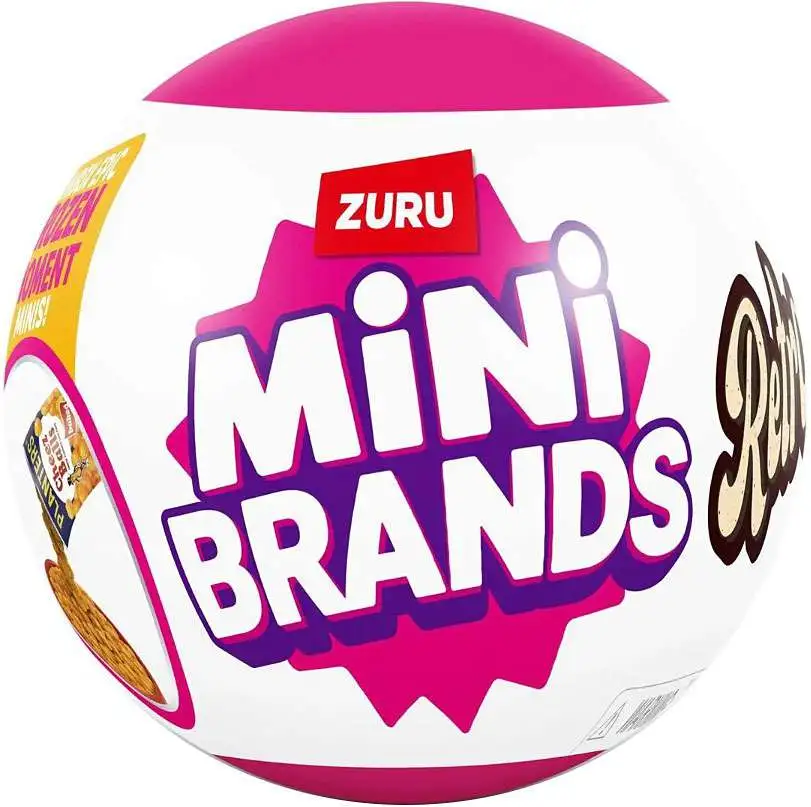 5 Surprise Mini Brands! Retro Mystery Pack