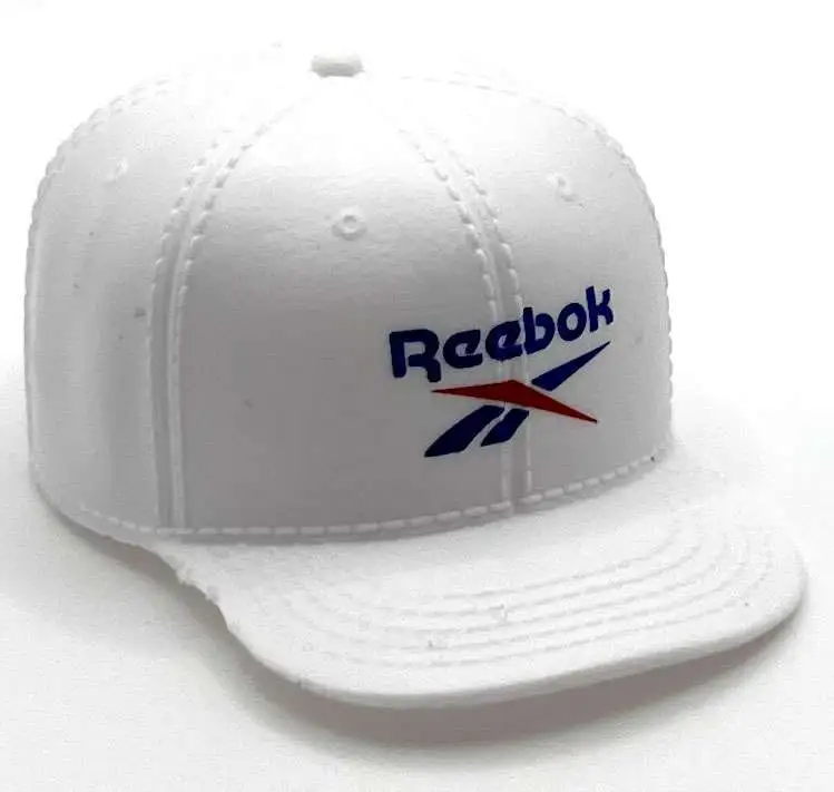 5 Surprise Sneakers Series 1 Reebok White Hat with Blue & Red Logo Mini Cap [Loose]