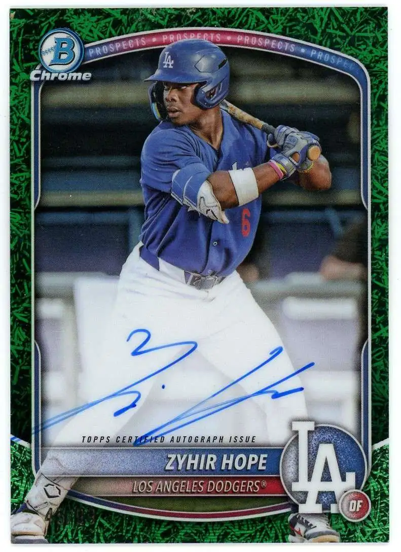 MLB 2025 Bowman Chrome Single Card Grass Refractor 4599