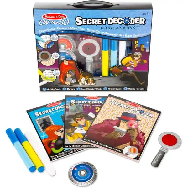 Melissa & Doug On the Go Secret Decoder Deluxe Activity Set