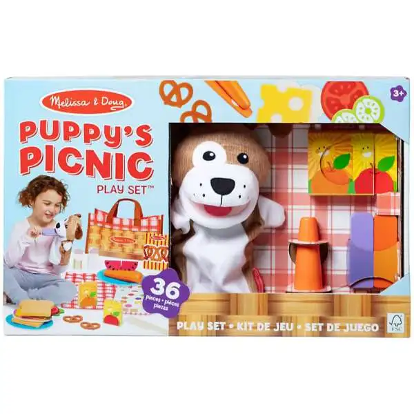 Melissa & Doug Puppy's Picnic Exclusive Play Set [Damaged Package]