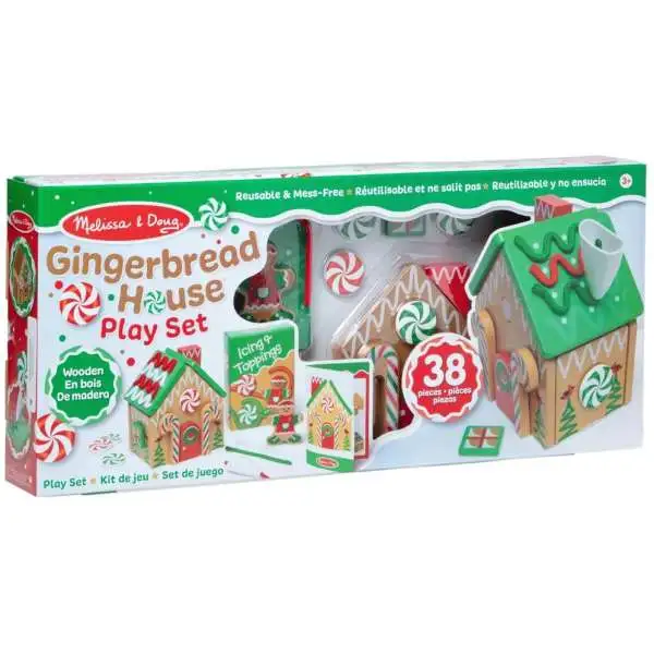 Melissa & Doug Gingerbread House Play Set [Green]