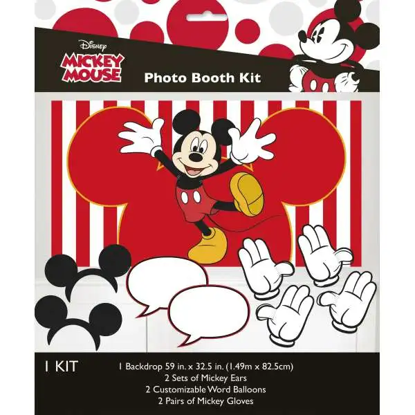 Disney Mickey Mouse Photo Booth Kit