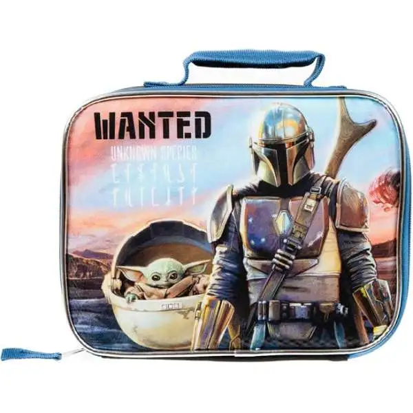 Star Wars The Mandalorian & Grogu Wanted Unknown Species Lunch Box